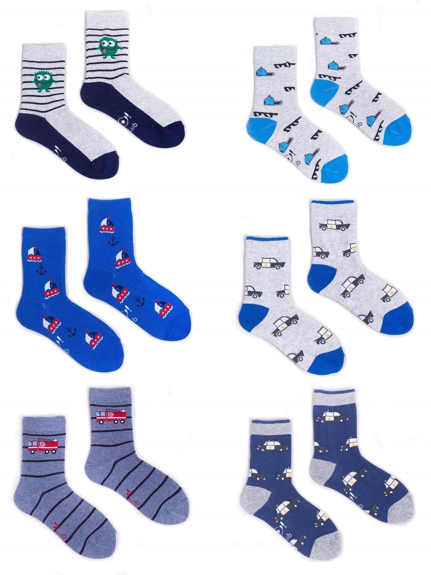 Set 6 Perechi Șosete Băieți